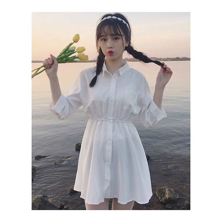 Áo Sơ Mi Nữ Form Dài Che Quần Cá Tính SM013 MayHomes