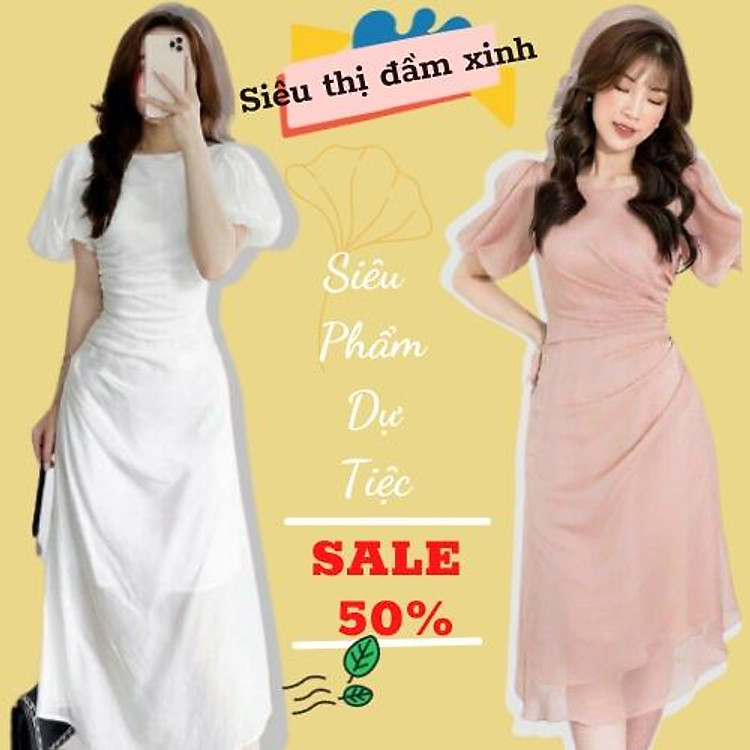 Đầm dự tiệc nữ đẹp,sang chảnh-đầm váy nữ đẹp đi tiệc ,dạo phố thanh lịch