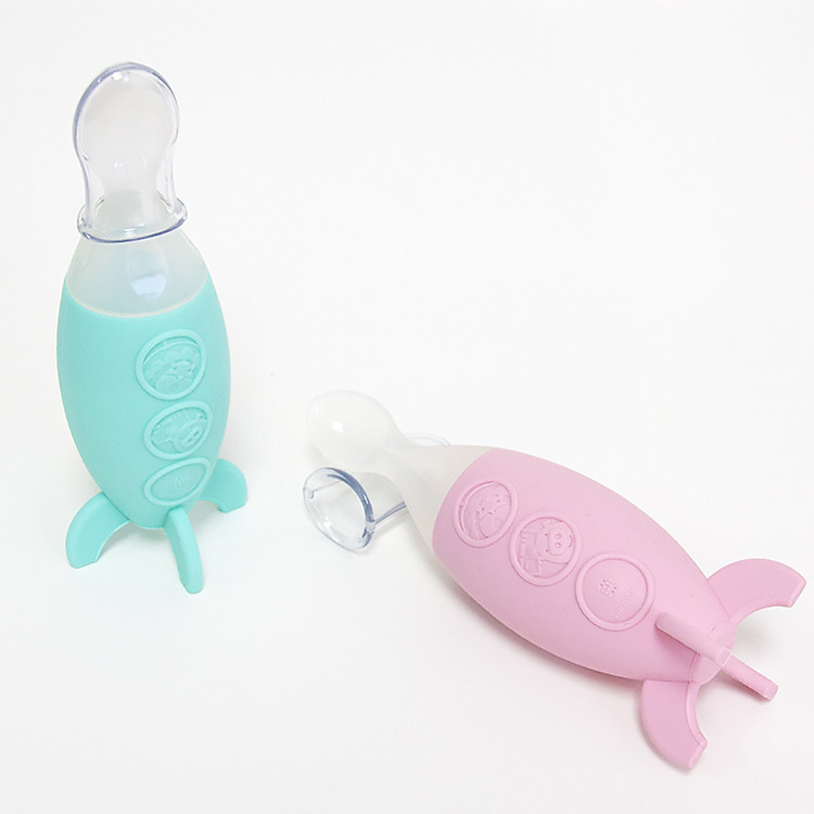 Bình bóp ăn dặm silicon Marcus & Marcus Chính hãng Giá rẻ - Hình ảnh 5