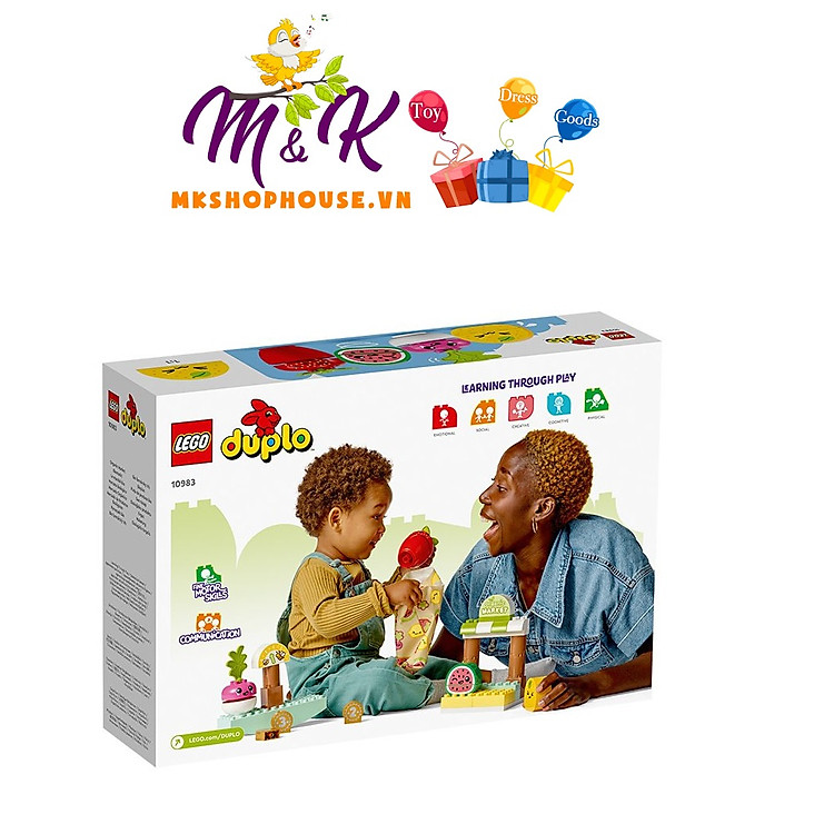 Mua tại Tiki: Mua Đồ Chơi LEGO Khu Chợ Rau 10983 Chính hãng Giá rẻ