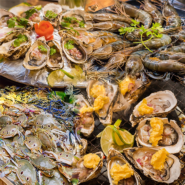 Hell Bull Beer Garden - Buffet Tối 100 Món Hải Sản Phong Cách Đức - Ăn Thả Ga Nướng Cực Đã Phong Cách Cực Tây