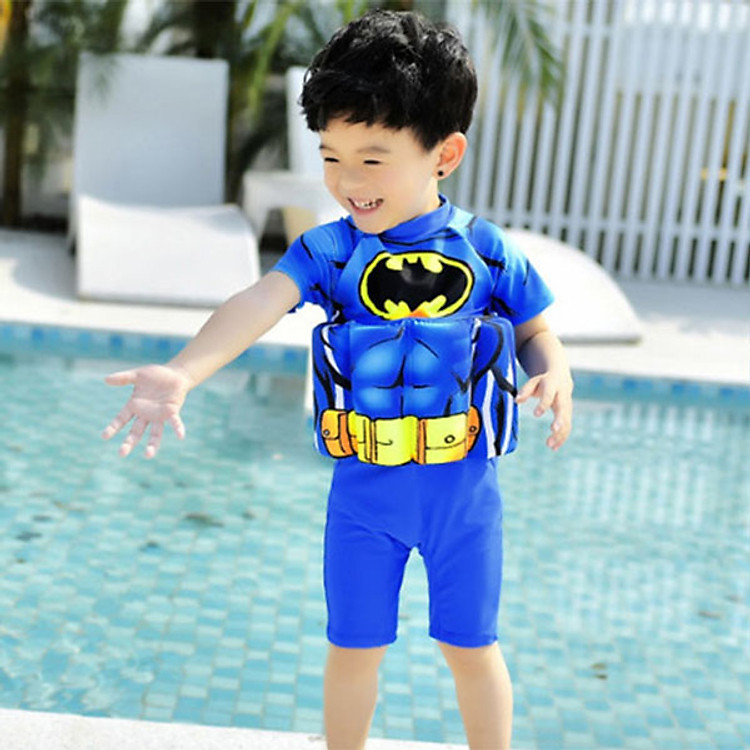 Bộ trợ nổi hình siêu nhân xanh cho bé trai (1-6 tuổi)