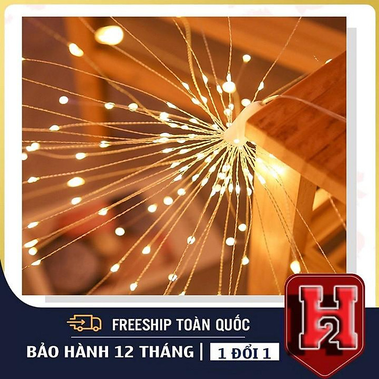 Dây Đèn Led Pháo Hoa Trang Trí Có Điều Khiển Thông Minh