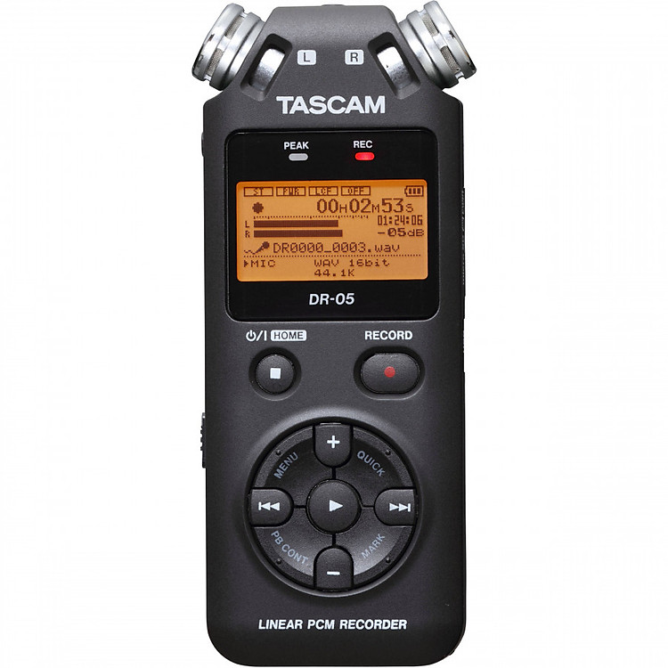 Máy Ghi Âm Chuyên Nghiệp Tascam DR-05 ( Hàng Chính Hãng)