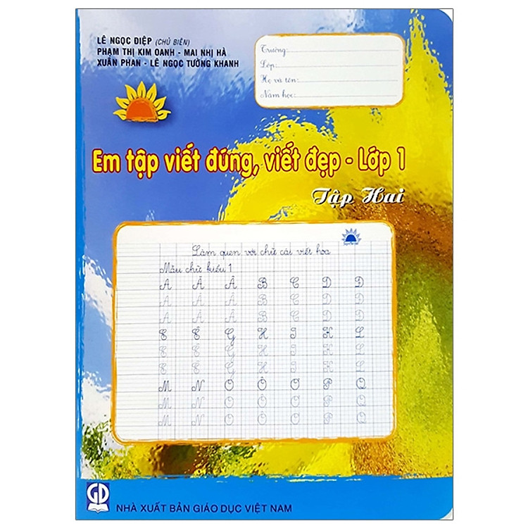 Em Tập Viết Đúng Viết Đẹp Lớp 1 - Tập 2