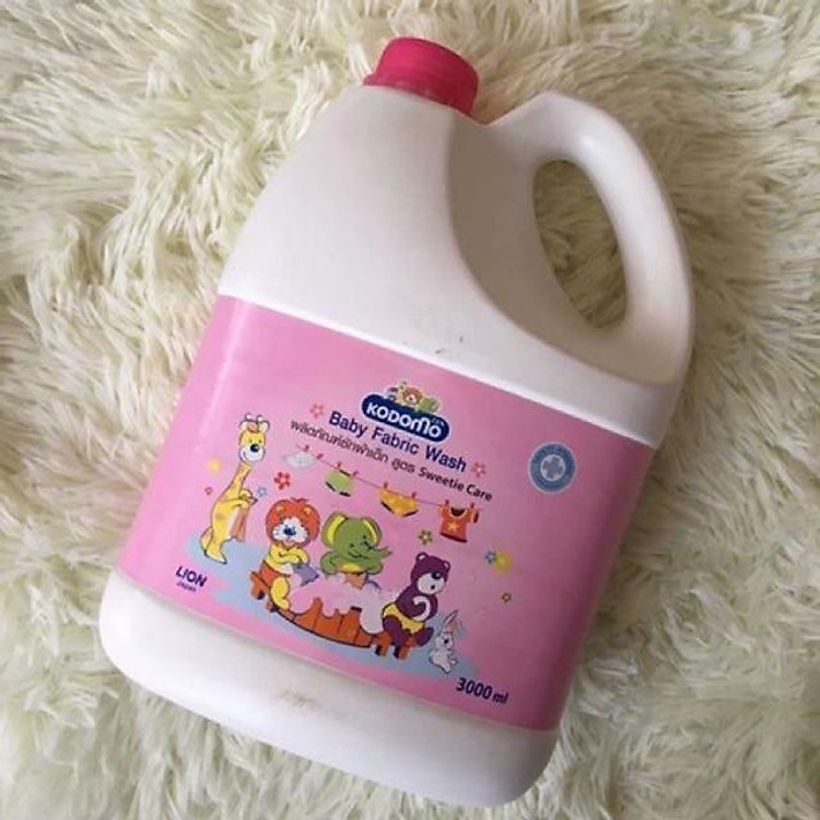 Dung dịch giặt xả KoDoMo 3000ml cho bé Chính hãng Tiết kiệm - Hình ảnh 2