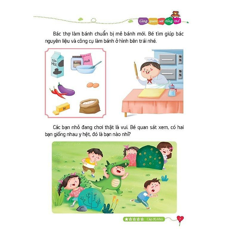 500 Trò Chơi Rèn Luyện IQ - 4-10 Tuổi - Khả Năng Quan Sát - Ảnh 3