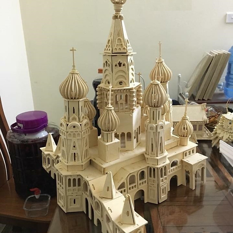 Đồ chơi lắp ráp gỗ 3D Mô hình Lâu đài Saint Petersburg