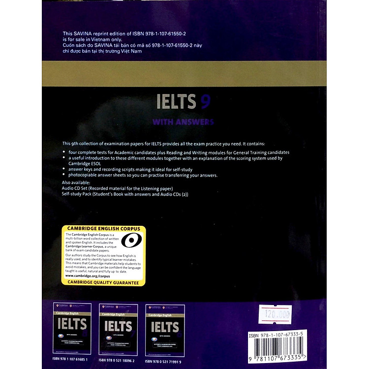 Cambridge IELTS 9 - Ảnh 3