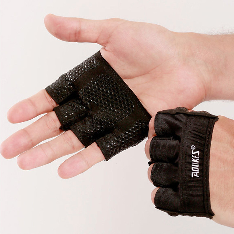 Găng tay tập gym Aolikes 4 ngón Unisex HS-111 Sportslink