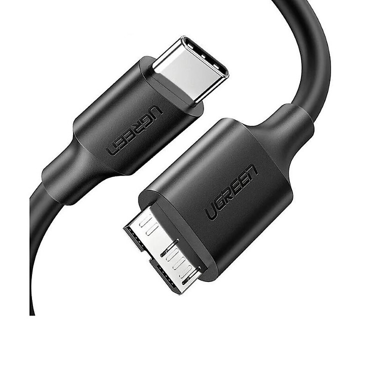 Cáp Micro USB 3.0 sang Type C cao cấp 1M màu Đen Ugreen UC20103US312 Hàng chính hãng