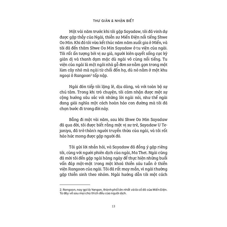 Thư Giãn Và Nhận Biết - Pháp Thiền Chánh Niệm Cho Tâm Sáng Tỏ, Tự Tin Và Trí Tuệ - Ảnh 4
