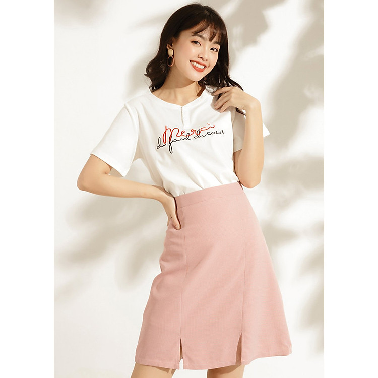 Chân Váy Nữ Caro 2 Lớp Gumac