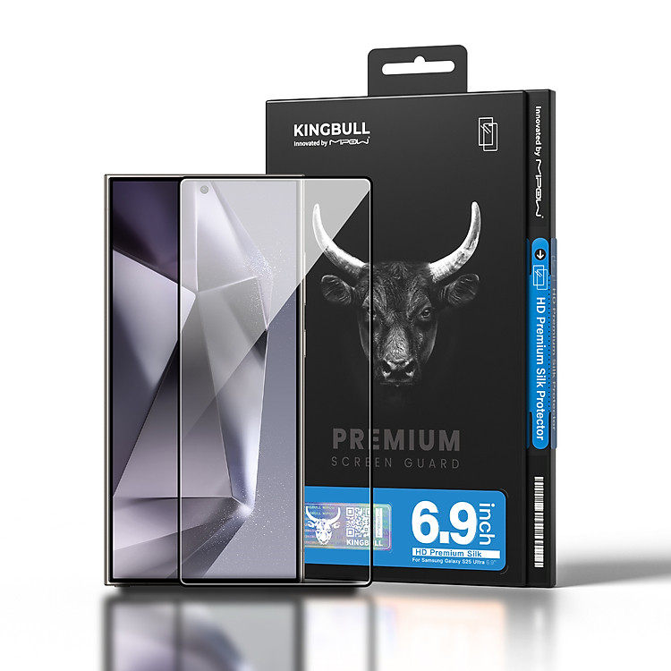 Cường Lực Trong Suốt Mipow Dành Cho Samsung Galaxy S25 Ultra/ S25 Plus/ S25/ S26 Ultra/ S26 Plus/ S26 MIPOW Kingbull HD Premium Silk_ Hàng chính hãng