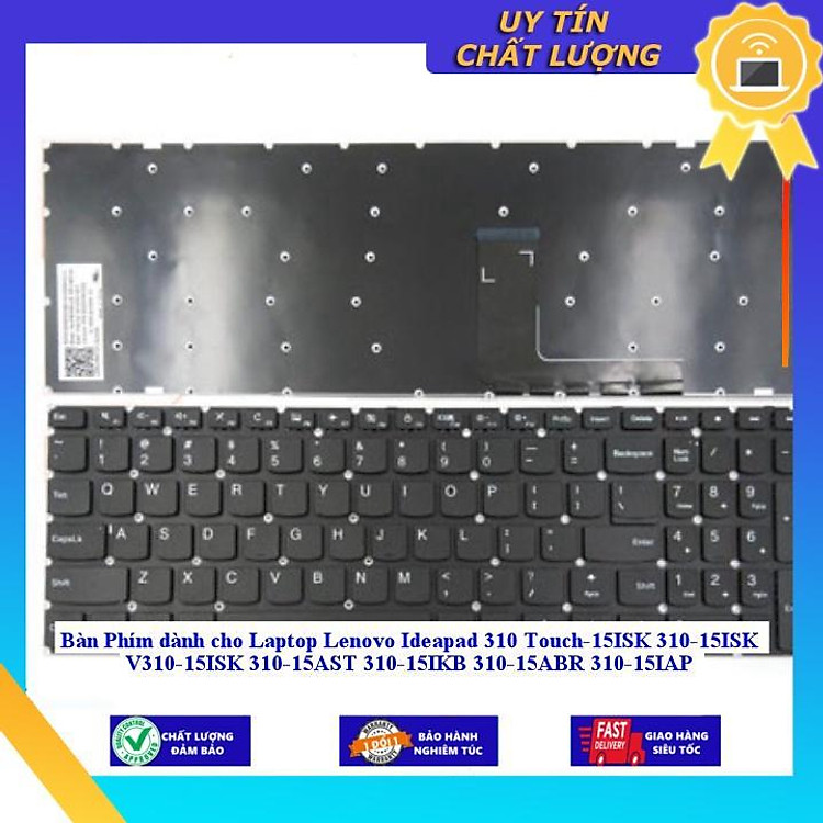 Bàn Phím dùng cho Laptop Lenovo Ideapad 310 Touch-15ISK 310-15ISK V310-15ISK 310-15AST 310-15IKB 310-15ABR 310-15IAP - TỐT - Hàng Nhập Khẩu New Seal