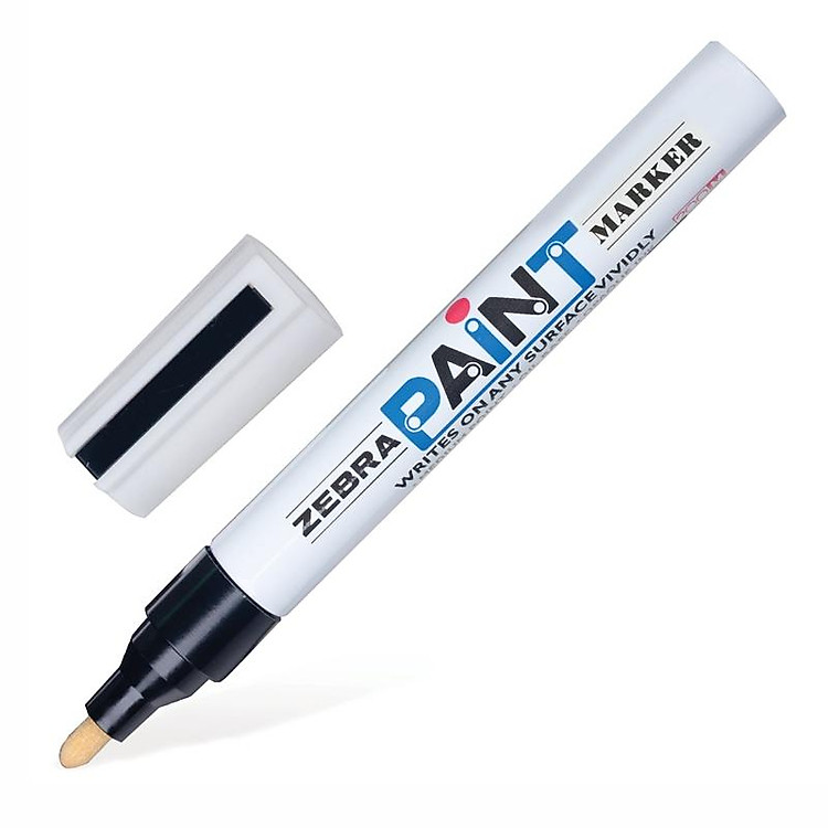 Bút Sơn Paint Marker Zebra MOP-120 (Màu Đen) - Ảnh 4
