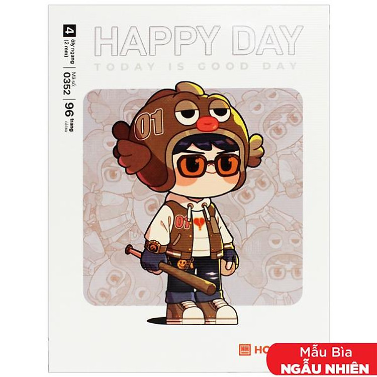 Tập Class Happy Day - 4 Ô Ly Ngang (96 trang 58gsm) - Ảnh 2