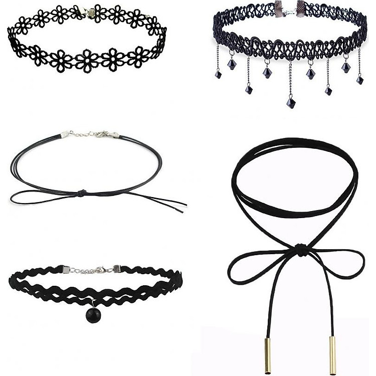 Set 5 vòng cổ choker nữ