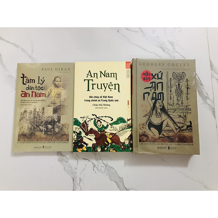 Combo AN NAM TRUYỆN + TÂM LÝ DÂN TỘC AN NAM + HỘI KÍN XỨ AN NAM (Sách lịch sử về Vương quốc An Nam)