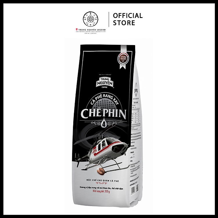 Trung Nguyên Legend - Cà phê rang xay Chế phin 4 - Bịch 500gr