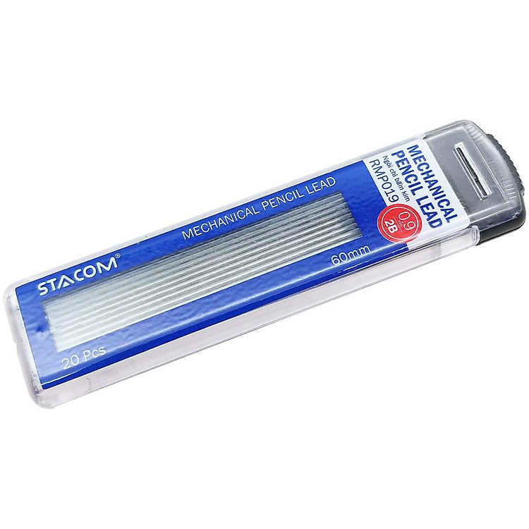 Ruột Bút Chì Kim Bấm 2B 0.9mm - Stacom RMP019 - Ảnh 5