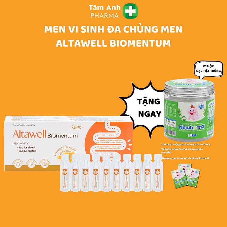 Tham Khảo tại ConCung: Men vi sinh Altawell biomentum cải thiện tiêu hóa Chất lượng , nhận ngay nhiều Ưu đãi