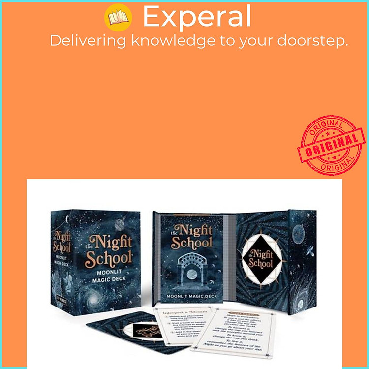 Sách - The Night School: Moonlit Magic Deck by Lucille Clerc (UK edition, paperback)