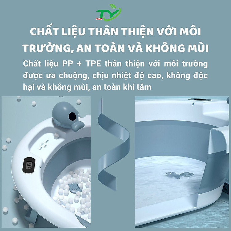 Bồn tắm FTAKY gấp gọn cho trẻ Chính hãng Ưu đãi - Hình ảnh 5