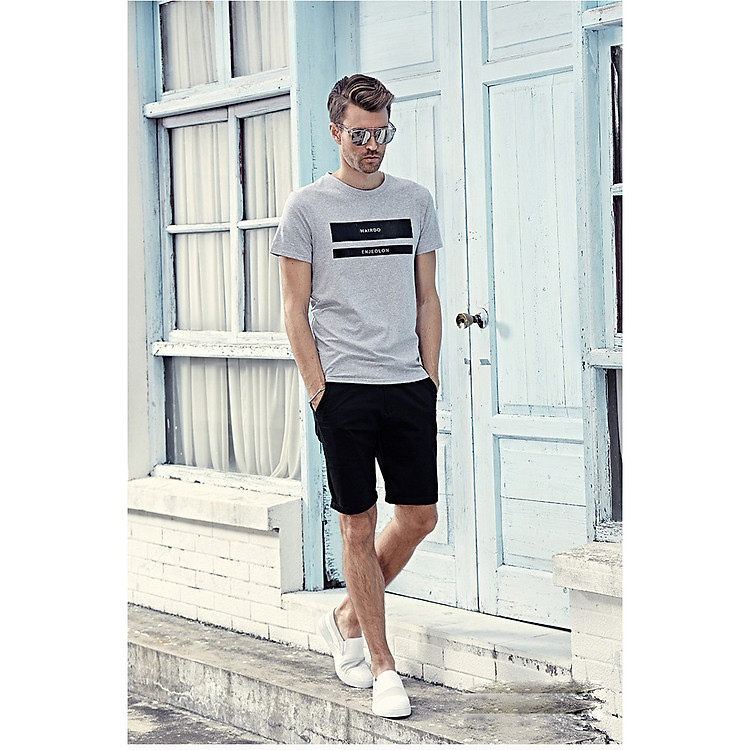 Áo Thun Nam Tay Ngắn Họa Tiết Cực Chất