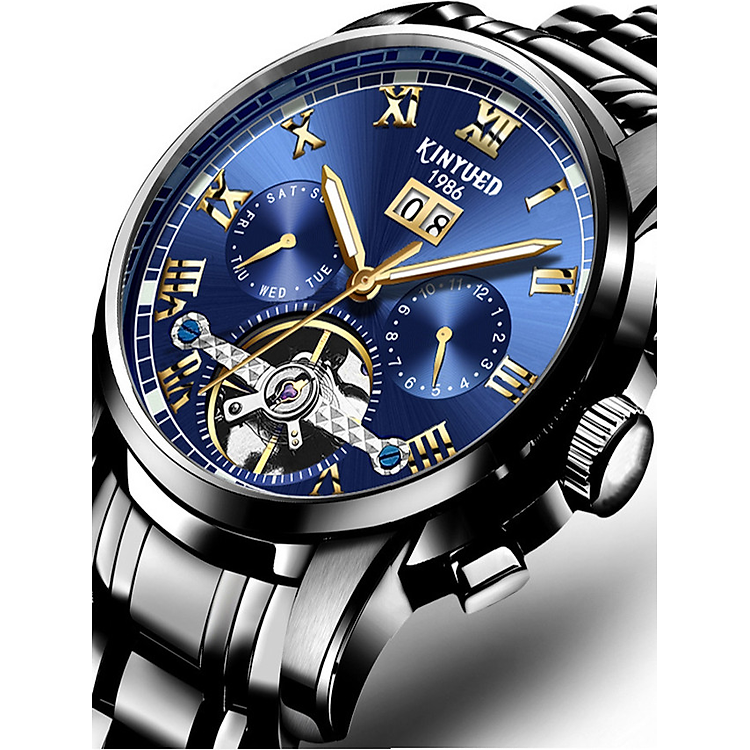 Đồng hồ cơ nam KINYUED j014, thời trang cao cấp, siêu bền, chạy full kim, full box