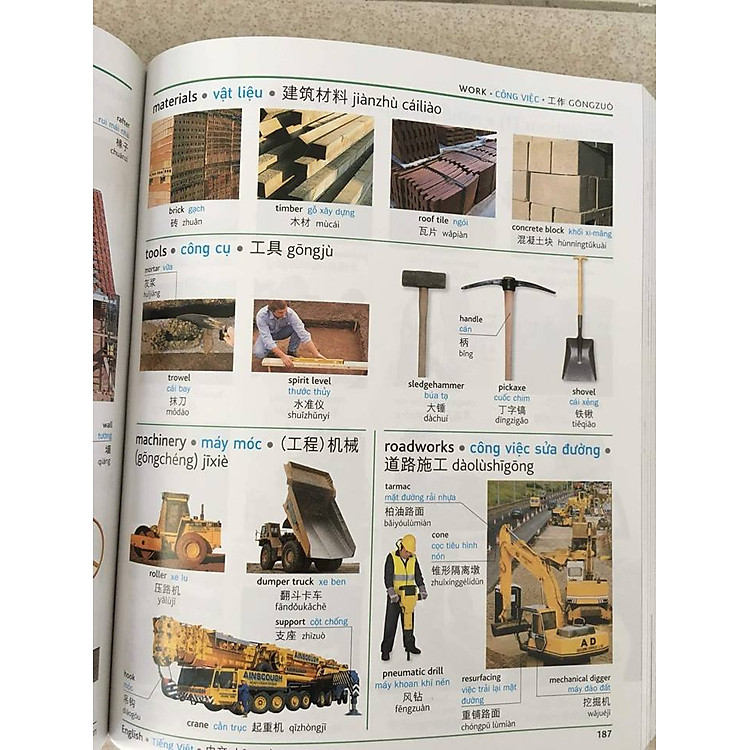 Từ Điển Hình Ảnh Tam Ngữ Trung Anh Việt – Visual English Vietnamese Chinese Trilingual Dictionary - Ảnh 4