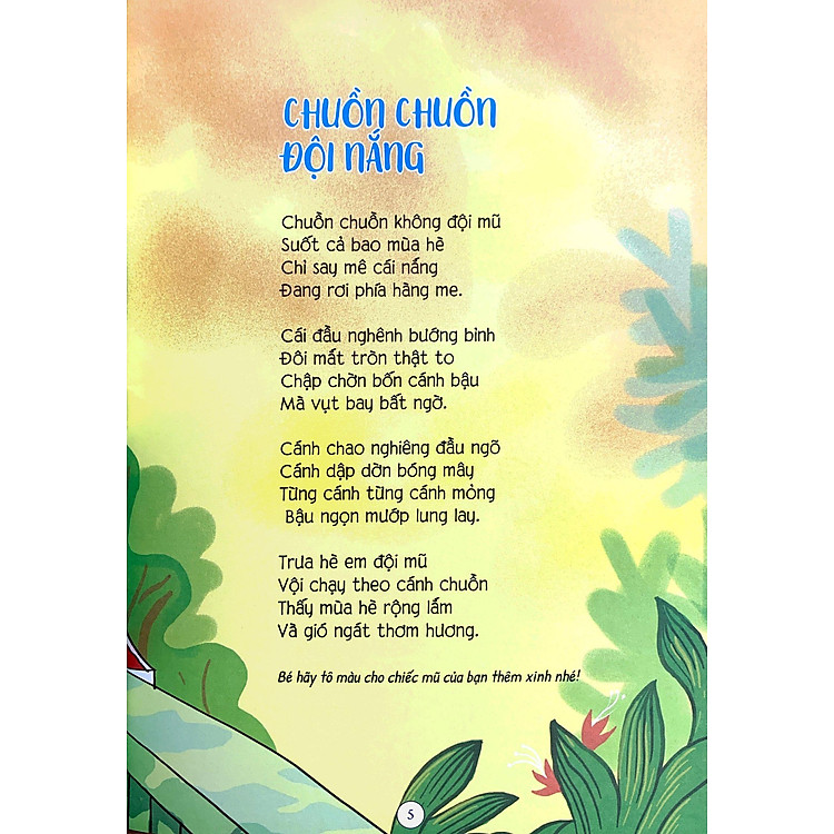 Thơ Cho Bé Tập Đọc Trôi Chảy Diễn Cảm - Khu Vườn Màu Xanh - Ảnh 2