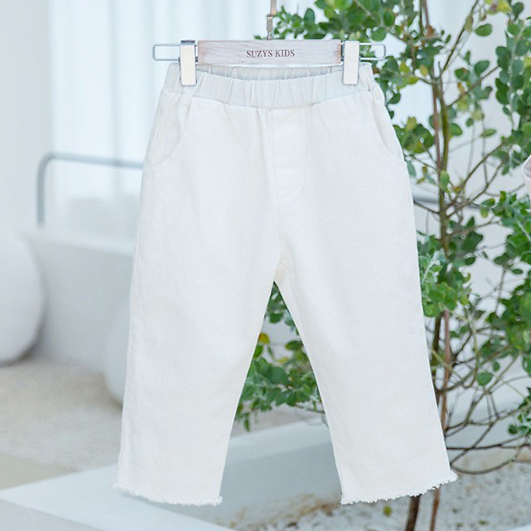 Quần Jeans Bé Trai - Trắng