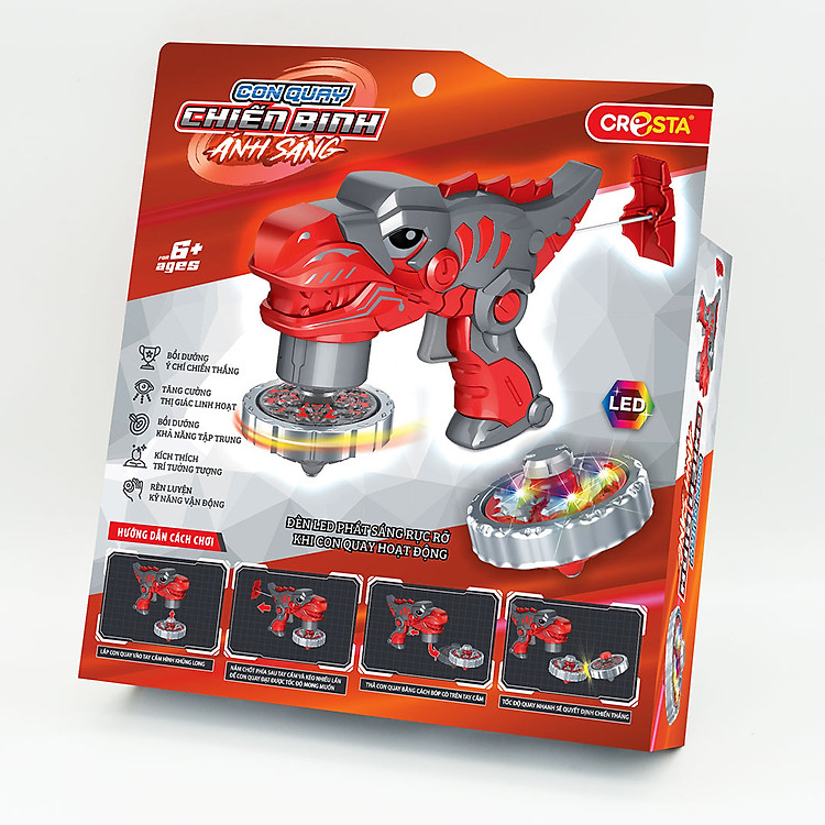 Đồ Chơi Duka Con Quay Khủng Long Chính hãng Tiết kiệm - Hình ảnh 2