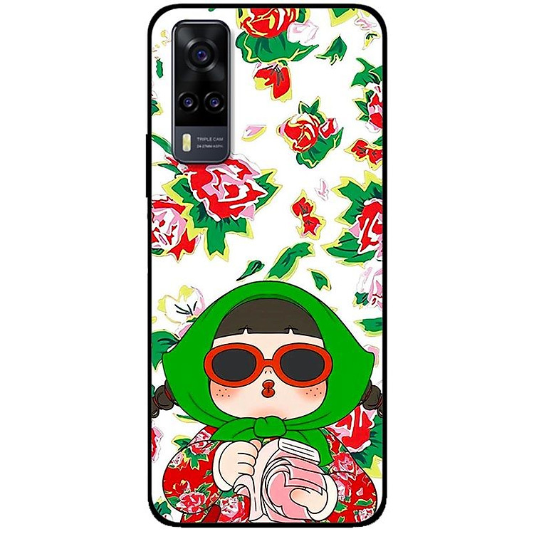 Ốp lưng cho Vivo V23e - Y31 - Y51 - Y55 - Y55s - Y55 2022 - Cô Gái Trung Hoa - Hàng Chính Hãng