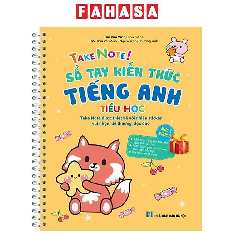 Take Note! - Sổ Tay Ngữ Pháp Tiếng Anh Tiểu Học