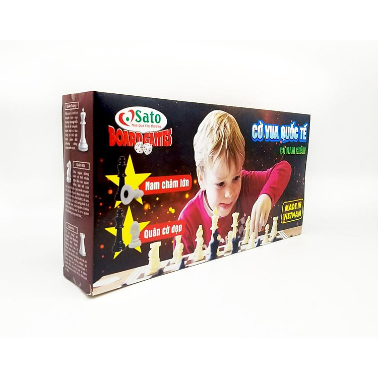 Cờ vua nam châm cao cấp Sato Chính hãng Tiết kiệm - Hình ảnh 2