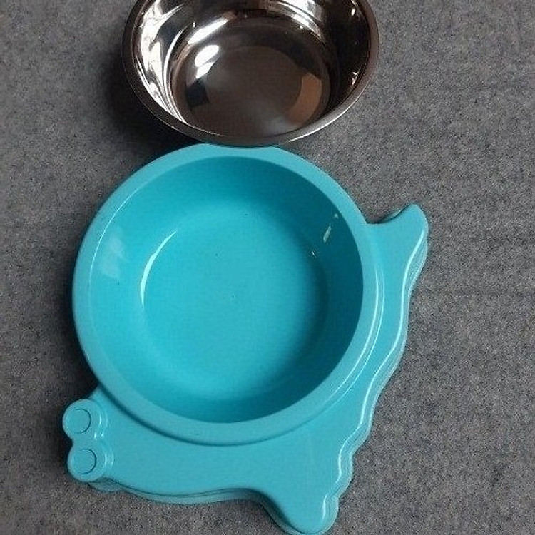 Bát ăn cho chó mèo - Giao màu ngẫu nhiên