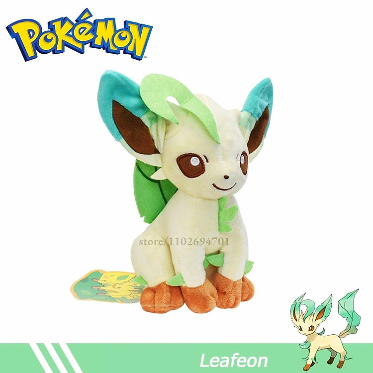 Gấu bông Pokemon Eevee Leafeon cao cấp Chính hãng Tiết kiệm - Hình ảnh 2