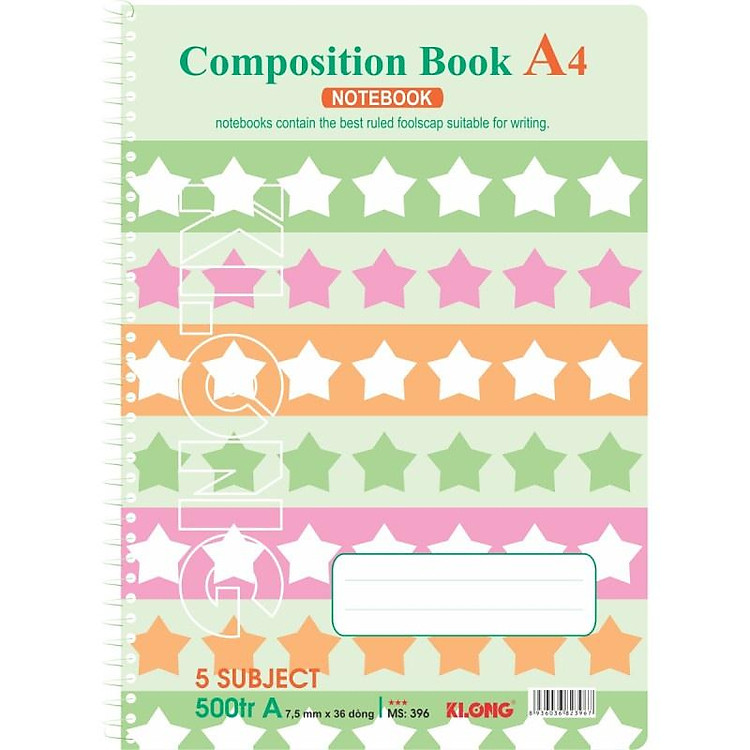Sổ Kẻ Ngang Lò Xo Đơn Startup KLONG A4 (500 trang) - Ảnh 5