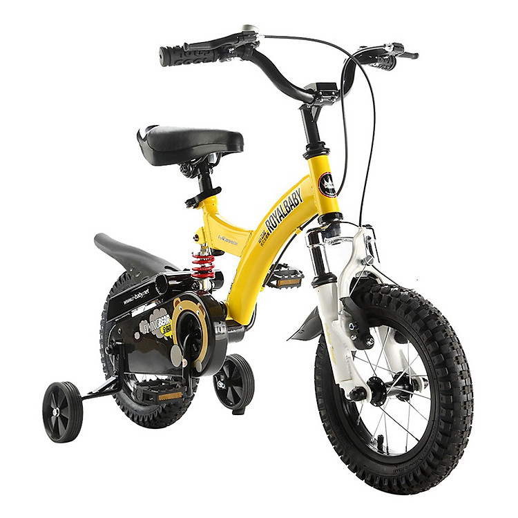Xe Đạp Trẻ Em Royal Baby Flying Bear 12 Inch Màu Vàng RB12B-9/YELLOW