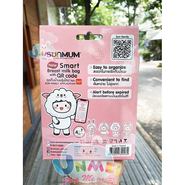 Mua Túi trữ sữa Sunmum 250ml - Hồng Đảm bảo Giá rẻ - Hình ảnh 3