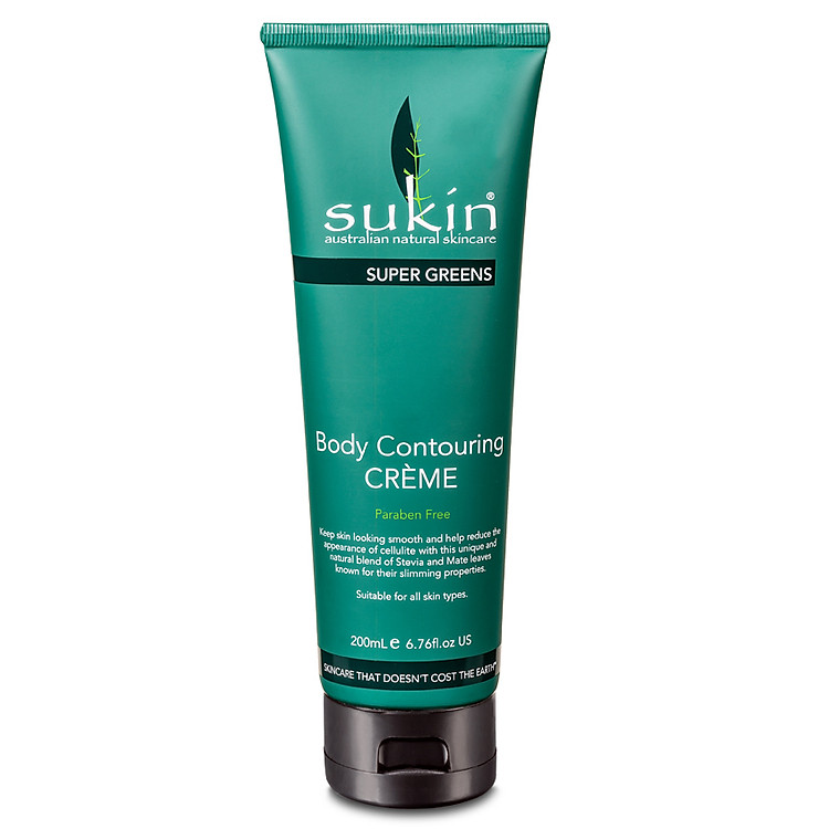 Kem Dưỡng Thể Sáng Da Sukin Super Greens Body Contouring Crème 200ml
