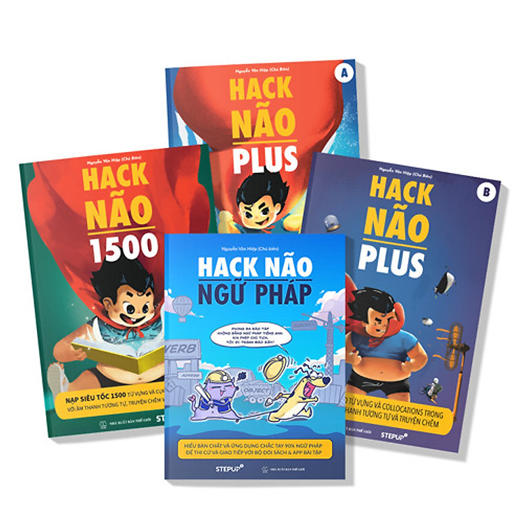 COMBO "Hack Não 1500" + "Hack Não Plus" + "Hack Não Ngữ Pháp"