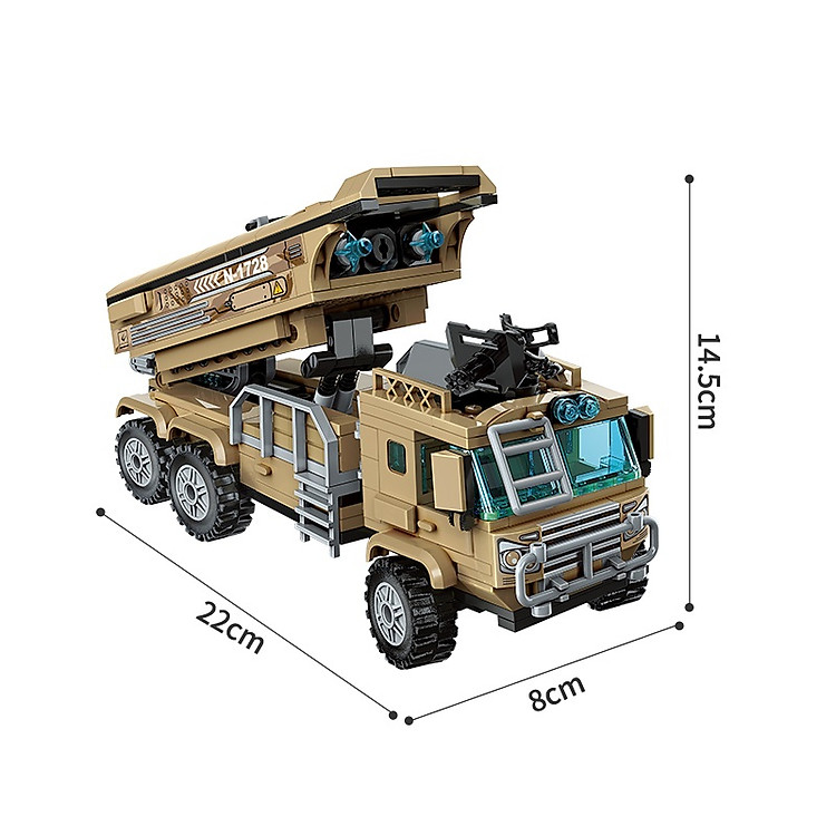 Mua Đồ chơi lắp ráp Xe phóng tên lửa Qman 1728 Chính hãng Giá rẻ - Hình ảnh 4