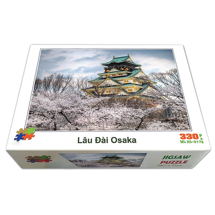 Mua tại Tiki: Mua Bộ tranh xếp hình Lâu Đài Osaka 330 mảnh Chính hãng Giá rẻ