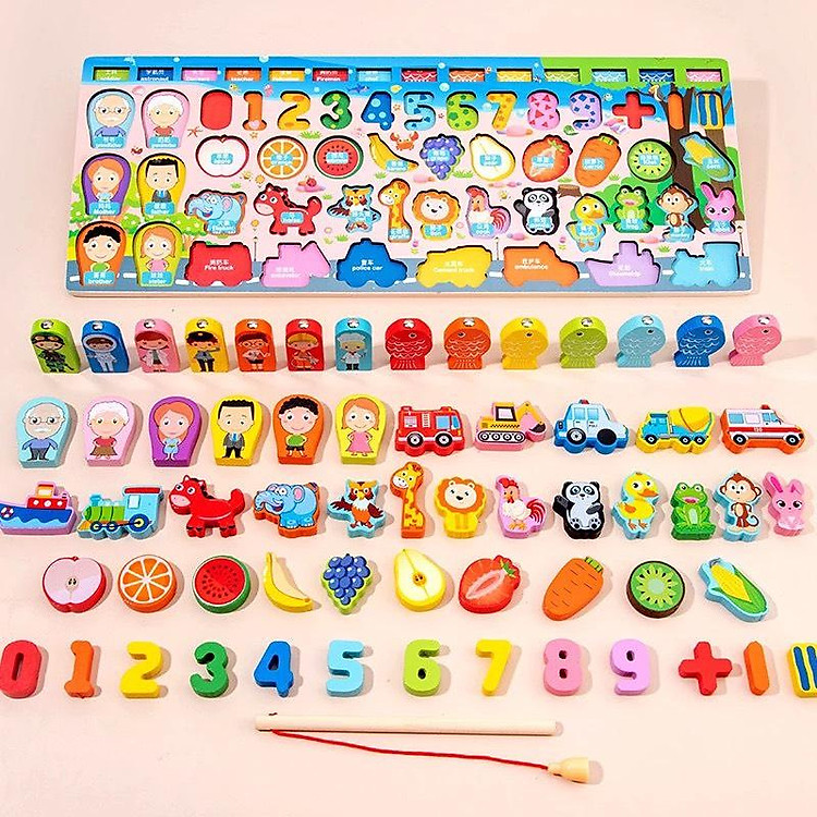 Tìm mua tại Avakids: Đồ chơi câu cá gắn nam châm gỗ - Ngập tràn khuyến mãi