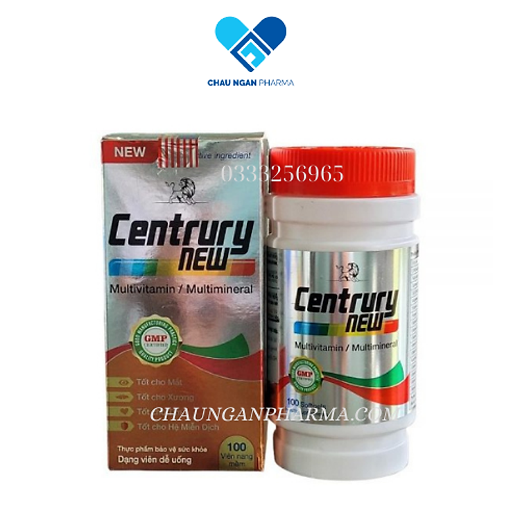 Mua Viên CENTRURY NEW Mediphar 100 viên cho phụ nữ mang thai Chính hãng Ưu đãi - Hình ảnh 4