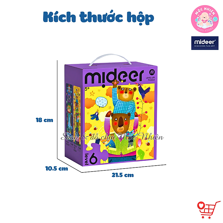 Đồ Chơi Xếp Hình Puzzle Mideer - Level 6 Chính hãng Giá tốt - Hình ảnh 3