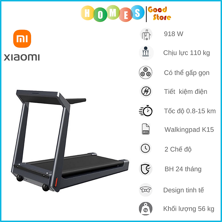 Mua Máy Chạy Bộ Thông Minh XIAOMI KingSmith K15 Cao Cấp, Gấp Gọn